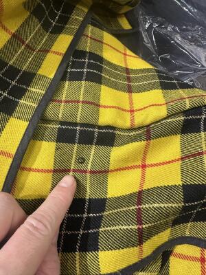 A Comme des Gar&ccedil;ons yellow tartan wool coat-dress, 'Transformed Glamour' collection, Autumn-Winter 1999-2000 - 10