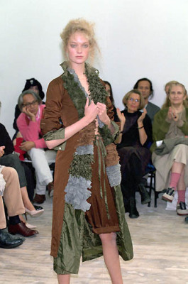 A Comme des Gar&ccedil;ons garment-dyed purple gabardine ensemble, 'Coercion' collection, Spring-Summer 2000 - 2