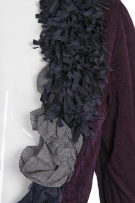 A Comme des Gar&ccedil;ons garment-dyed purple gabardine ensemble, 'Coercion' collection, Spring-Summer 2000 - 8