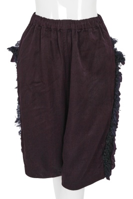 A Comme des Gar&ccedil;ons garment-dyed purple gabardine ensemble, 'Coercion' collection, Spring-Summer 2000 - 9
