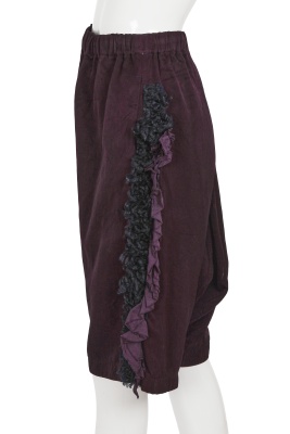 A Comme des Gar&ccedil;ons garment-dyed purple gabardine ensemble, 'Coercion' collection, Spring-Summer 2000 - 10