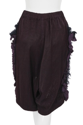 A Comme des Gar&ccedil;ons garment-dyed purple gabardine ensemble, 'Coercion' collection, Spring-Summer 2000 - 11