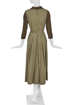 A Comme des Gar&ccedil;ons green silk-blend dress, 'Coercion' collection, Spring-Summer 2000 - 6