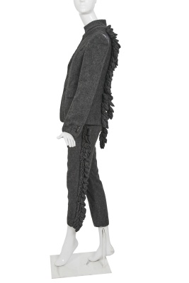 A Comme des Gar&ccedil;ons grey boiled wool suit, 'Hard and Forceful (Energy)' collection, Autumn-Winter 2000-01 - 2