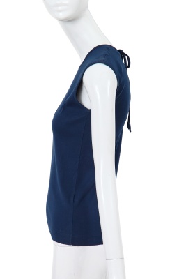 A Comme des Gar&ccedil;ons blue cotton jersey top, 1970s - 2