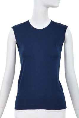 A Comme des Gar&ccedil;ons blue cotton jersey top, 1970s - 3