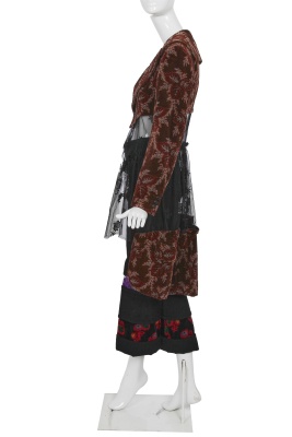 A Comme des Gar&ccedil;ons velvet, tulle and wool ensemble, 'Beyond Taboo' collection, Autumn-Winter 2001-02 - 3