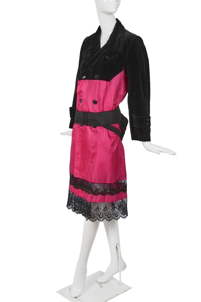 A Comme des Gar&ccedil;ons black and pink ensemble, 'Beyond Taboo' collection, Autumn-Winter 2001-02