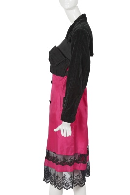 A Comme des Gar&ccedil;ons black and pink ensemble, 'Beyond Taboo' collection, Autumn-Winter 2001-02 - 10