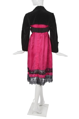 A Comme des Gar&ccedil;ons black and pink ensemble, 'Beyond Taboo' collection, Autumn-Winter 2001-02 - 11