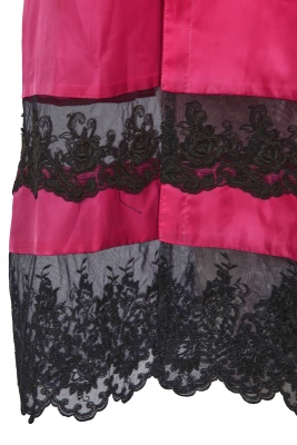 A Comme des Gar&ccedil;ons black and pink ensemble, 'Beyond Taboo' collection, Autumn-Winter 2001-02 - 12