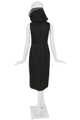 A Comme des Gar&ccedil;ons ruffled black dress, 'Ethnic Couture (White)' collection, Spring-Summer 2002 - 4