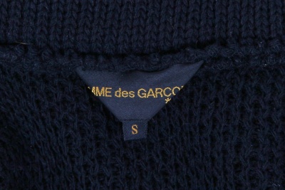 A Comme des Gar&ccedil;ons black knitted wool double-breasted coat-dress, 'Free Knitting (Freedom of Knits)' collection, Autumn-Winter 2002-03 - 12