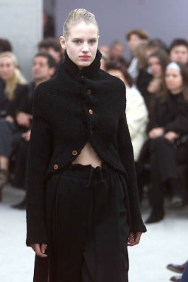 A Comme des Gar&ccedil;ons black knitted wool sweater, 'Free Knitting (Freedom of Knits)' collection, Autumn-Winter 2002-03 - 2