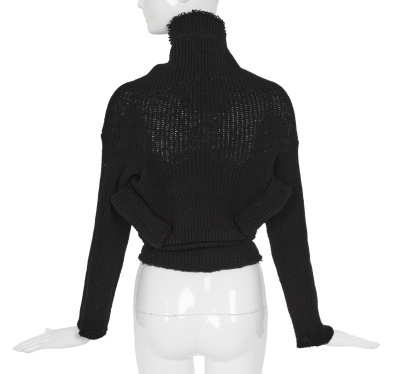 A Comme des Gar&ccedil;ons black knitted wool sweater, 'Free Knitting (Freedom of Knits)' collection, Autumn-Winter 2002-03 - 5