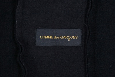 A Comme des Gar&ccedil;ons blue and black felted wool coat, 'Square' collection, Autumn-Winter 2003-04 - 8