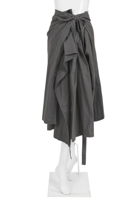 A Comme des Gar&ccedil;ons green and grey cotton ensemble, circa 1980 - 7