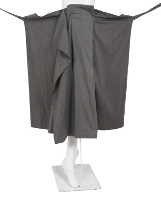 A Comme des Gar&ccedil;ons green and grey cotton ensemble, circa 1980 - 8