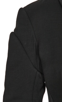 A Comme des Gar&ccedil;ons feather-embellished black coat, 'Dark Romance, Witch' collection, Autumn-Winter 2004-05 - 7