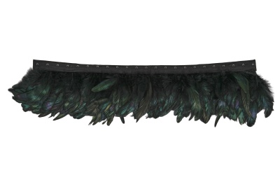 A Comme des Gar&ccedil;ons feather-embellished black coat, 'Dark Romance, Witch' collection, Autumn-Winter 2004-05 - 8