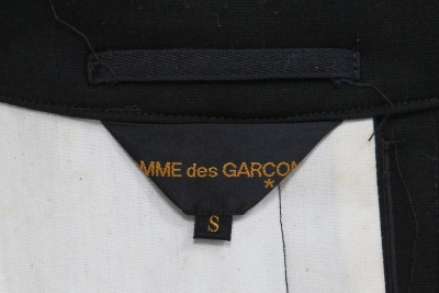 A Comme des Gar&ccedil;ons feather-embellished black coat, 'Dark Romance, Witch' collection, Autumn-Winter 2004-05 - 10
