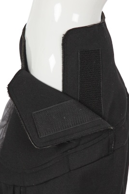 A Comme des Gar&ccedil;ons black leather and wool ensemble, 'Ballerina Motorbike' collection, Spring-Summer 2005 - 13