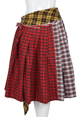 A Comme des Gar&ccedil;ons multi-tartan ensemble, 'Lost Empire' collection, Spring-Summer 2006 - 8