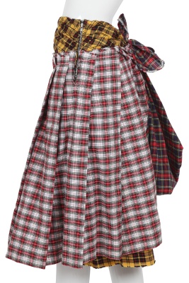 A Comme des Gar&ccedil;ons multi-tartan ensemble, 'Lost Empire' collection, Spring-Summer 2006 - 9