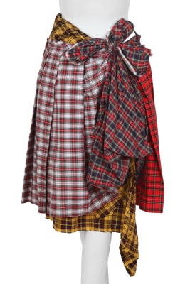 A Comme des Gar&ccedil;ons multi-tartan ensemble, 'Lost Empire' collection, Spring-Summer 2006 - 10