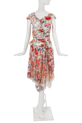 A Comme des Gar&ccedil;ons floral print dress, 'Lost Empire' collection, Spring-Summer 2006