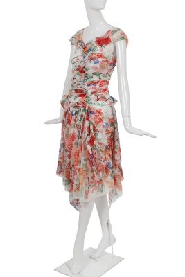 A Comme des Gar&ccedil;ons floral print dress, 'Lost Empire' collection, Spring-Summer 2006 - 3