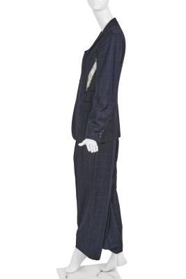 A Comme des Gar&ccedil;ons blue wool suit, 'Persona' collection, Autumn-Winter 2006-07 - 3