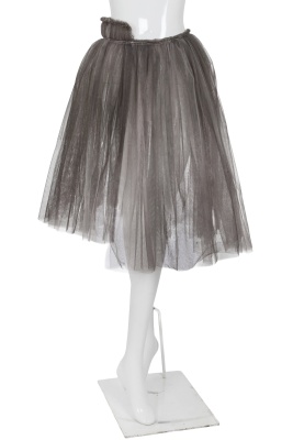 A Comme des Gar&ccedil;ons grey tulle and felted wool ensemble, 'Cubisme' collection, Spring-Summer 2007 - 10