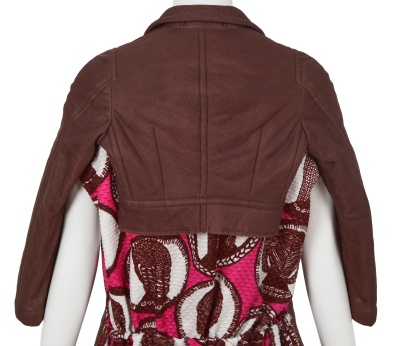 A Comme des Gar&ccedil;ons brown and pink ensemble, 'Cacophony' collection, Spring-Summer 2008 - 6