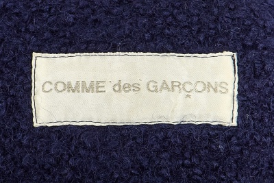 A Comme des Gar&ccedil;ons navy boucl&eacute; mohair coat, circa 1980 - 6