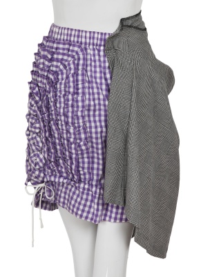 A Comme des Gar&ccedil;ons checked and sequinned ensemble, 'Cacophony' collection, Spring-Summer 2008 - 8