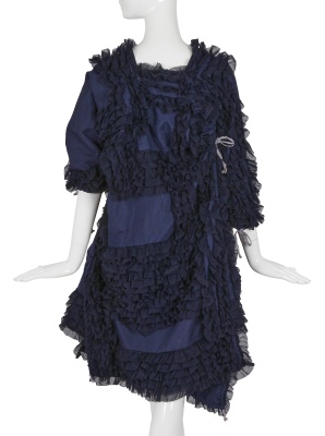 A Comme des Gar&ccedil;ons blue ruffled dress, 'Cacophony' collection, Spring-Summer 2008 - 6