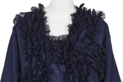 A Comme des Gar&ccedil;ons blue ruffled dress, 'Cacophony' collection, Spring-Summer 2008 - 8
