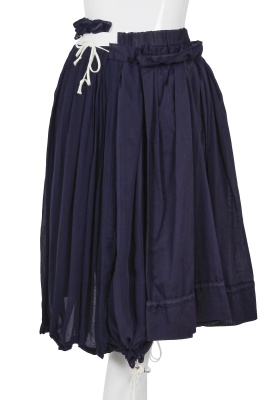 A Comme des Gar&ccedil;ons blue ruffles and pleated ensemble, 'Cacophony' collection, Spring-Summer 2008 - 8