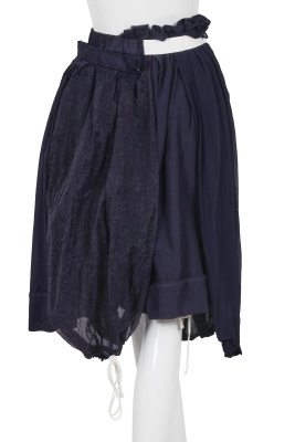 A Comme des Gar&ccedil;ons blue ruffles and pleated ensemble, 'Cacophony' collection, Spring-Summer 2008 - 10