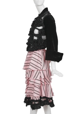 A Comme des Gar&ccedil;ons ruffled black and pink ensemble, 'Bad Taste' collection, Autumn-Winter 2008-09 - 3