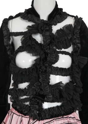 A Comme des Gar&ccedil;ons ruffled black and pink ensemble, 'Bad Taste' collection, Autumn-Winter 2008-09 - 5