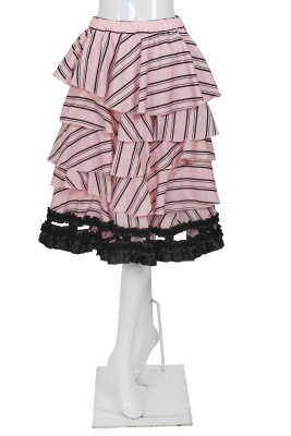 A Comme des Gar&ccedil;ons ruffled black and pink ensemble, 'Bad Taste' collection, Autumn-Winter 2008-09 - 8