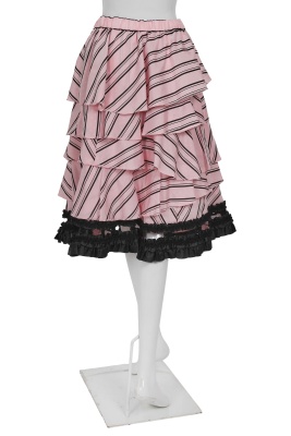 A Comme des Gar&ccedil;ons ruffled black and pink ensemble, 'Bad Taste' collection, Autumn-Winter 2008-09 - 9