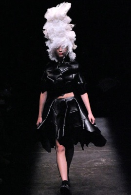 A Comme des Gar&ccedil;ons geodesic ensemble, 'Tomorrow's Black' collection, Spring-Summer 2009 - 2