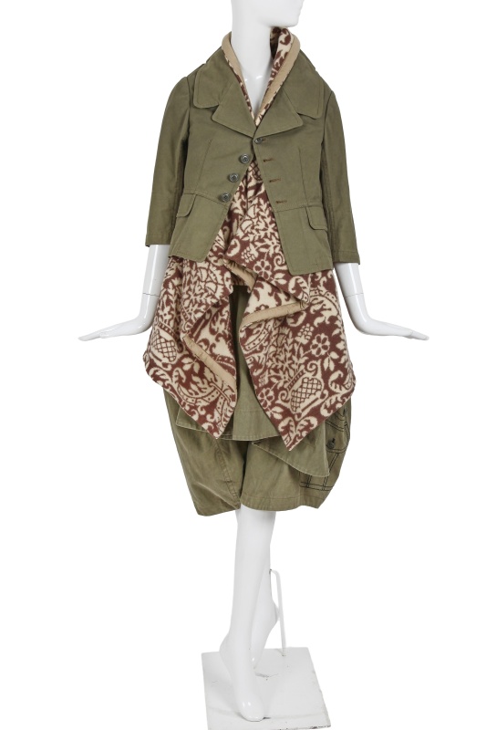 A Comme des Gar&ccedil;ons wool and cotton ensemble, 'Wonderland' collection, Autumn-Winter 2009-10