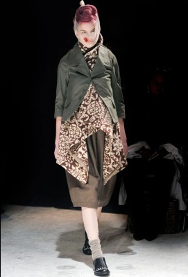 A Comme des Gar&ccedil;ons wool and cotton ensemble, 'Wonderland' collection, Autumn-Winter 2009-10 - 2