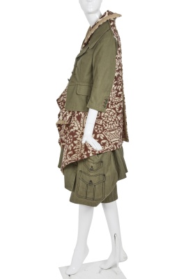 A Comme des Gar&ccedil;ons wool and cotton ensemble, 'Wonderland' collection, Autumn-Winter 2009-10 - 3
