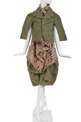 A Comme des Gar&ccedil;ons wool and cotton ensemble, 'Wonderland' collection, Autumn-Winter 2009-10 - 5