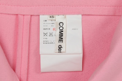 A Comme des Gar&ccedil;ons pink felt ensemble, '2 Dimensions' collection, Autumn-Winter 2012-13 - 14